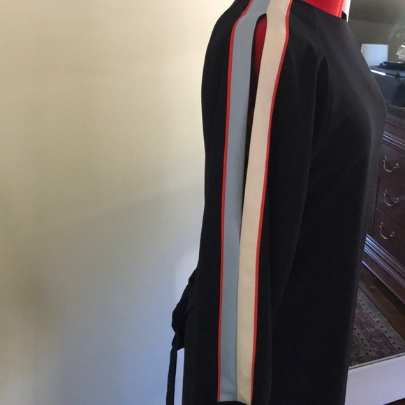 Marella Dresses & Skirts - MARELLA coldshoulder dress  - sporty stripe detail